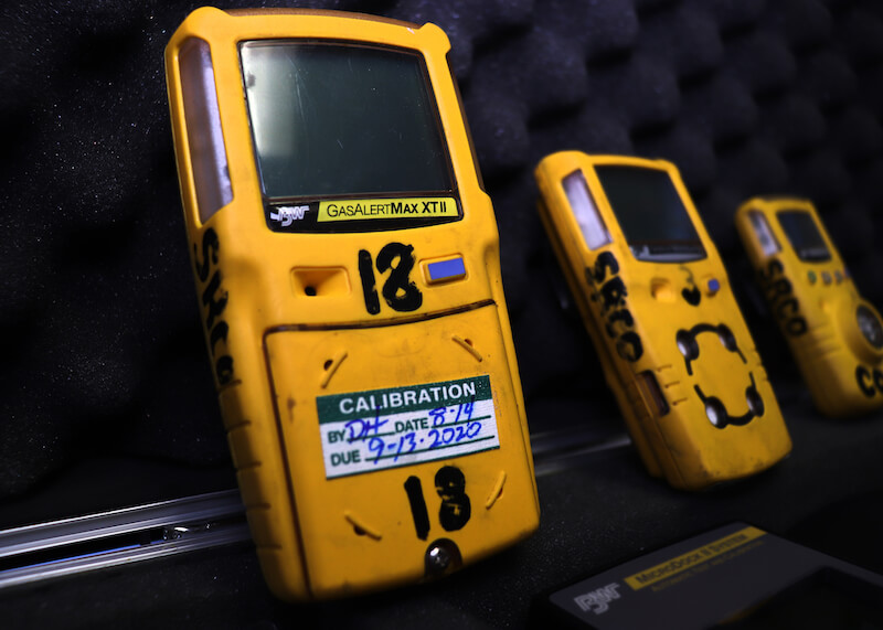 Photo of a meter tester for industrial hygiene services used by industrial hygienists