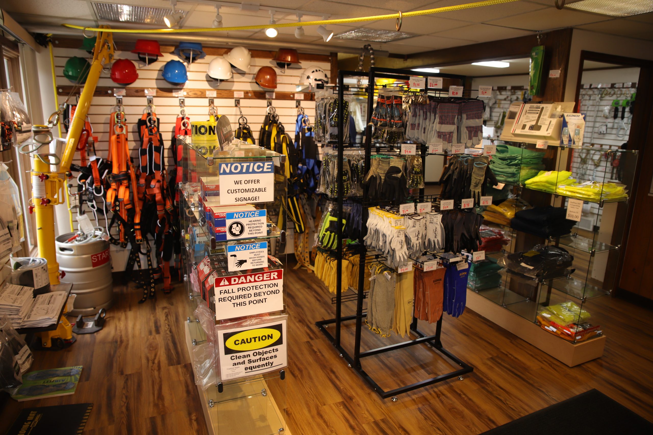 Looking for safety gear? We have what you need at our store.